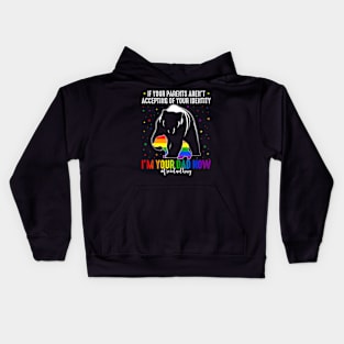 Free Mom Hug  Bear Parents Gay Pride LGBTQ I'm Your Kids Hoodie